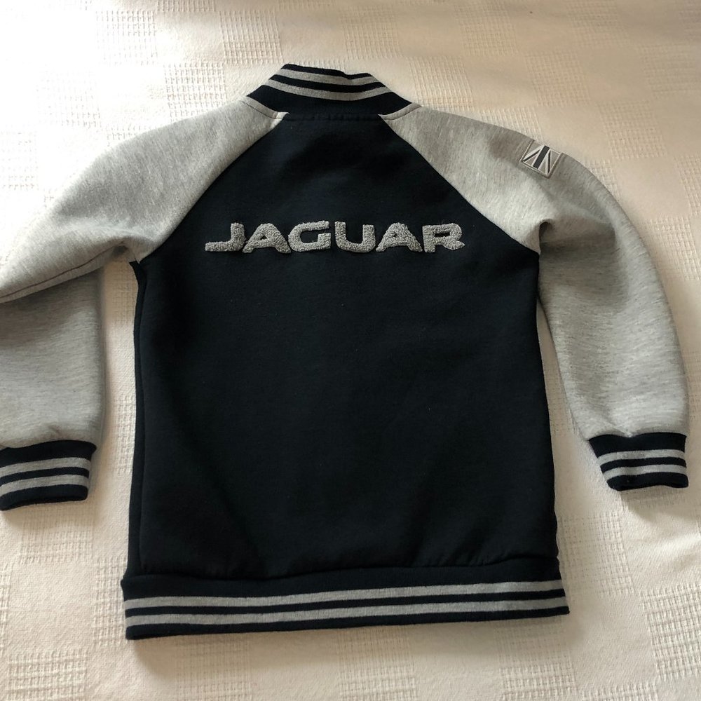 JAGUAR JUNIOR (auto) Jacket Boys Youth 7/8 Full Zip Logo Stretch B76